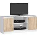 TV stolek Tonon 120 cm bílý/sonoma