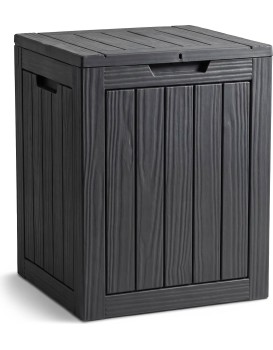 Zahradní úložný box Ezra 113 L černý