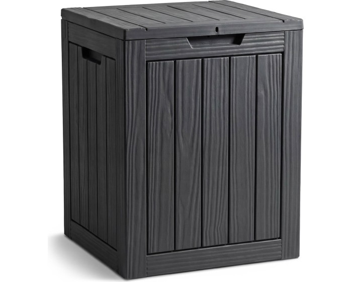 Zahradní úložný box Ezra 113 L černý