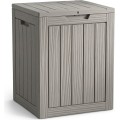 Zahradní úložný box Ezra 113 L šedý