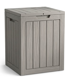 Zahradní úložný box Ezra 113 L šedý
