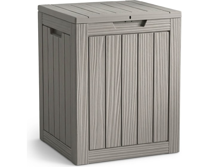 Zahradní úložný box Ezra 113 L šedý