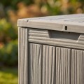 Zahradní úložný box Ezra 113 L šedý