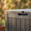 Zahradní úložný box Ezra 117 L černý