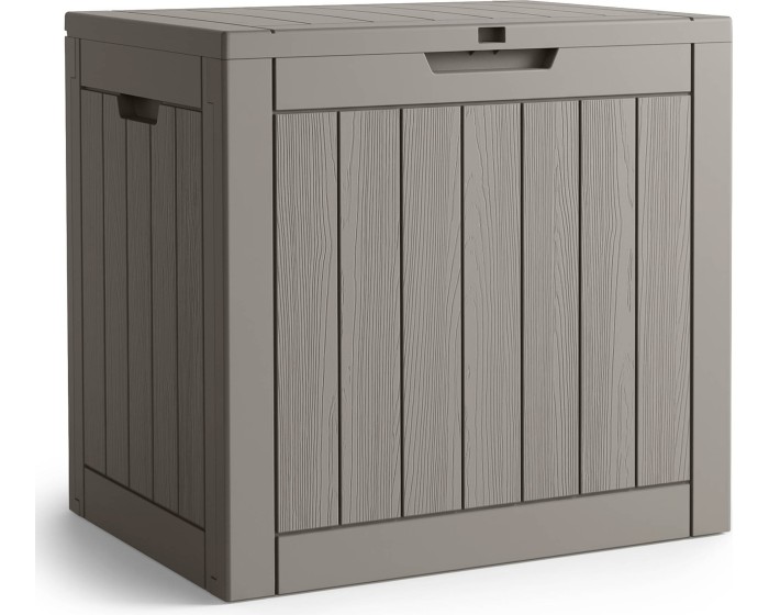 Zahradní úložný box Ezra 117 L šedý