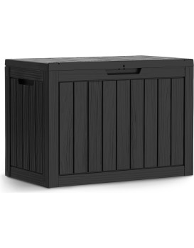 Zahradní úložný box Ezra 170 L černý