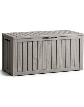 Zahradní úložný box Ezra 272 L šedý