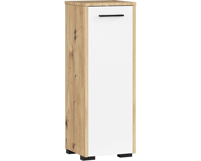 Koupelnová skříňka Fin S30 1D 30 cm dub artisan/bílá