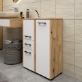 Koupelnová skříňka Fin S30 1D 30 cm dub artisan/bílá