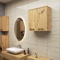 Závěsná koupelnová skříňka Fin 60 cm dub artisan