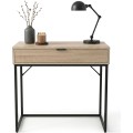 Konzolový stolek Modena 80 cm černý/dub Sonoma