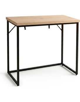 Konzolový stolek Origo 90 cm černý/dub Artisan