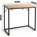 Konzolový stolek Origo 90 cm černý/dub Artisan