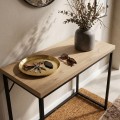 Konzolový stolek Origo 90 cm černý/dub Artisan