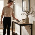 Konzolový stolek Origo 90 cm černý/dub Craft