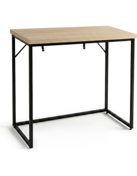 Konzolový stolek Origo 90 cm černý/dub Sonoma