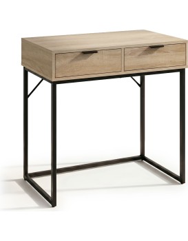 Konzolový stolek Elano 80 cm černý/Dub Sonoma