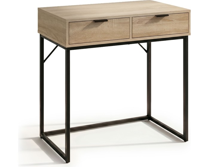 Konzolový stolek Elano 80 cm černý/Dub Sonoma