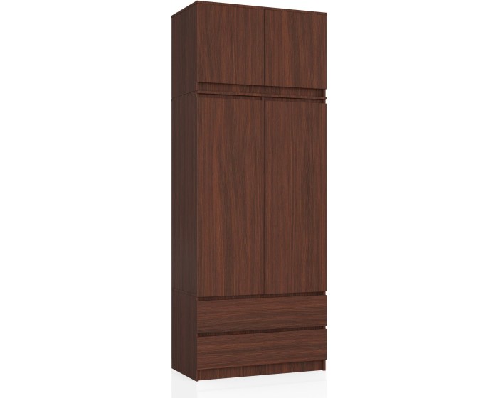 Šatní skříň s nástavcem Star 90 cm wenge