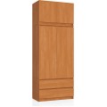 Šatní skříň s nástavcem Star 90 cm olše