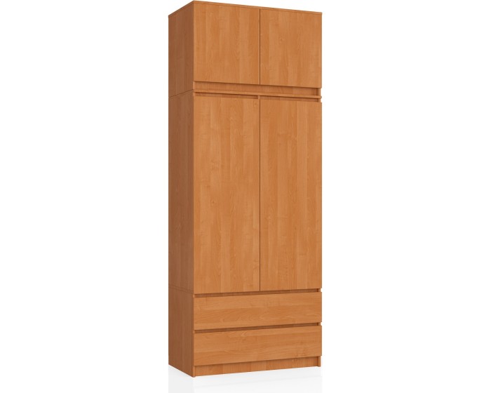 Šatní skříň s nástavcem Star 90 cm olše