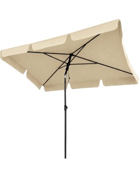 Zahradní slunečník FLOKS 200x125 cm béžový
