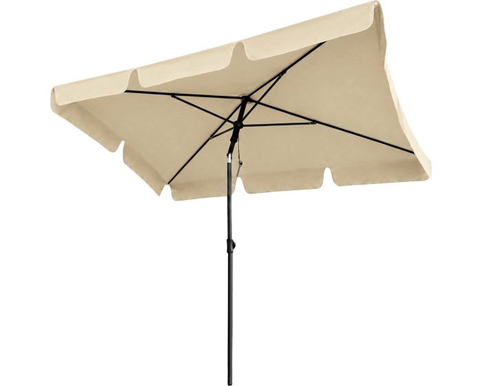 Zahradní slunečník FLOKS 200x125 cm béžový