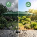 Dvojitý zahradní slunečník TILIA 460x270 cm tmavě zelený