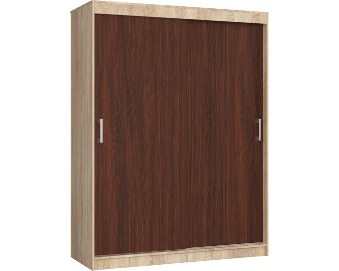 Šatní skříň CLP Mono 150 cm dub sonoma/wenge