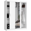 Šatní skříň se zrcadlem Reton 150 cm bílá