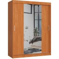 Šatní skříň se zrcadlem Reton 150 cm olše