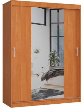 Šatní skříň se zrcadlem Reton 150 cm olše