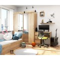 Šatní skříň se zrcadlem Reton 150 cm dub sonoma