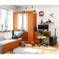Šatní skříň se zrcadlem Reton 150 cm olše