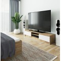 TV stolek Ronon 160 cm sonoma/bílý