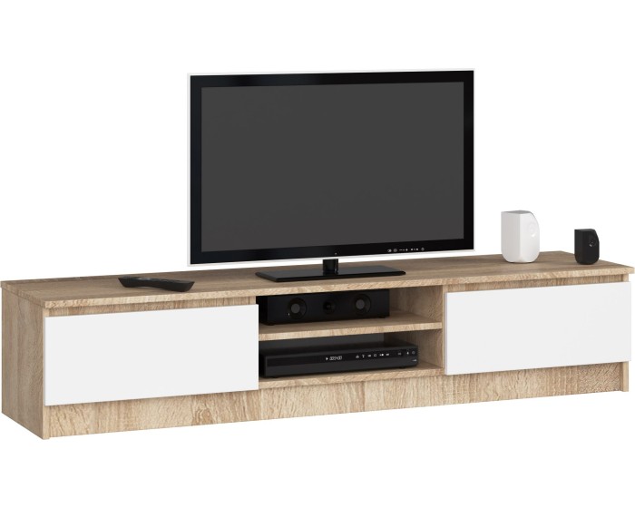 TV stolek Ronon 160 cm sonoma/bílý