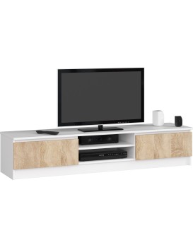 TV stolek Ronon 160 cm bílý/sonoma