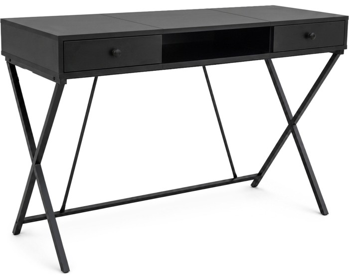 Psací stůl Crossline 120 cm černý