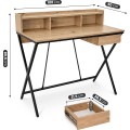 Psací stůl Flexo 100 cm dub Artisan/černý