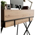 Psací stůl Flexo 100 cm dub Artisan/černý