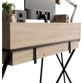 Psací stůl Flexo 100 cm dub Sonoma/černý