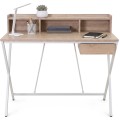 Psací stůl Flexo 100 cm dub Sonoma/bílý