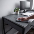 Psací stůl Elonis 123 cm grafit/černý