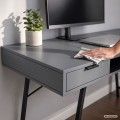 Psací stůl Arden 120 cm grafit/černý