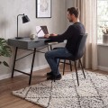 Psací stůl Arden 120 cm grafit/černý