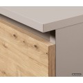 Šatní skříň Star 90 cm kašmír/dub artisan