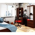 Psací stůl PIKSEL 90 cm wenge pravý
