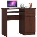 Psací stůl PIKSEL 90 cm wenge pravý