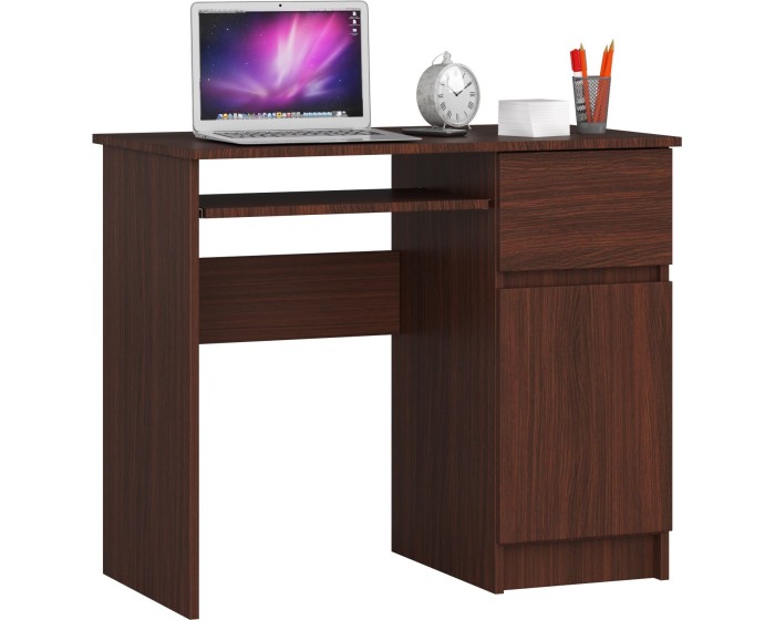 Psací stůl PIKSEL 90 cm wenge pravý