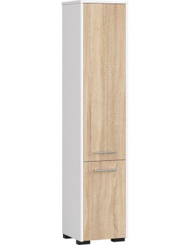 Koupelnová skříňka Fin I 30 cm bílá/sonoma
